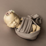 Stretch fabric backdrop for newborn photography props