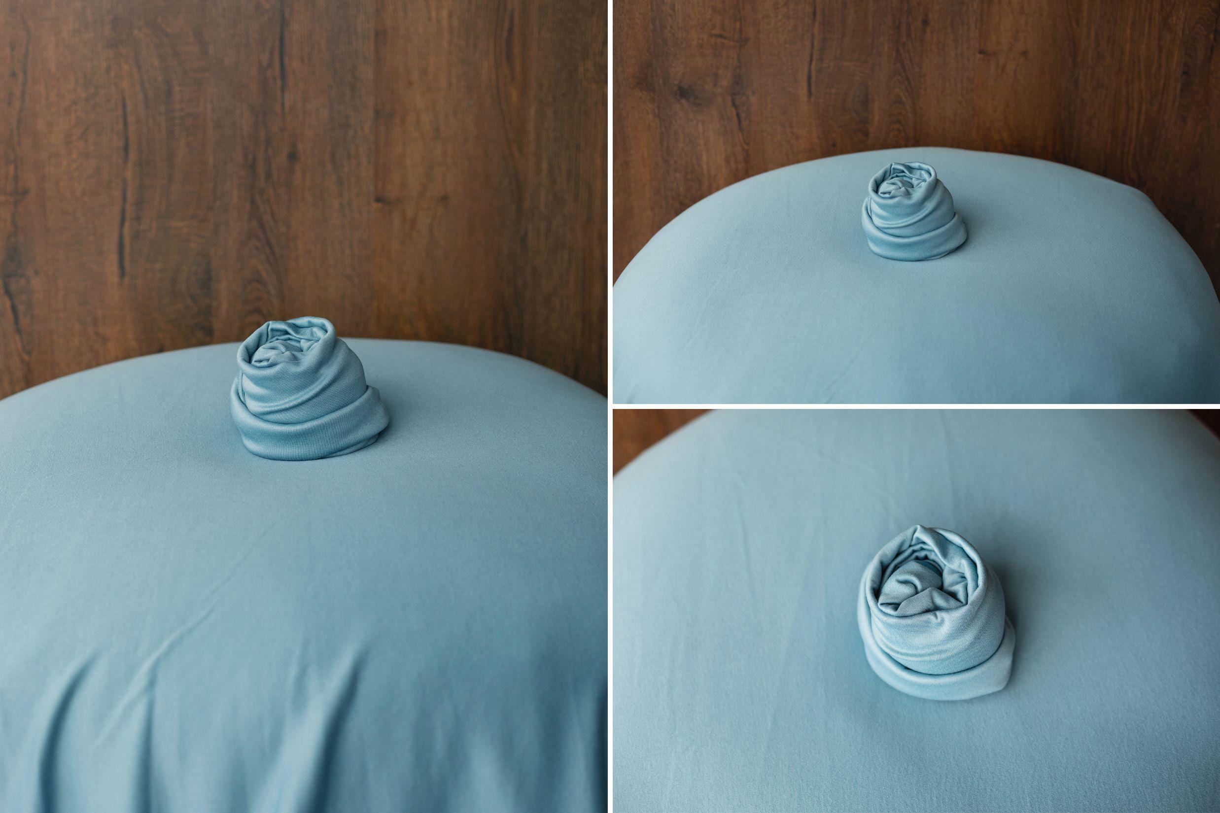 Stretch fabric backdrop for newborn photography props