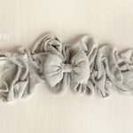Knitted Bow Brooch for Newborn Wraps, Newborn Knitted Bow Pin, Newborn Bow Wrap, Newborn Photography Props, Newborn Photography Wrap Bow