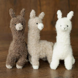Boucle Knit Alpaca Toy: Soft Handmade Plush for Newborn Photography and Baby Gifts, Newborn Alpaca Toy Baby Shower Gift, Llama Toy for Kids