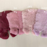 Fluffy rabbit fur baby rug – basket filler and floor layer for newborn photos