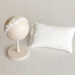 Small Linen Pillow for Newborn Photography, Newborn Photo Pillow, Newborn Photo Props, Newborn Posing Pillow Props, Newborn Linen Pillow