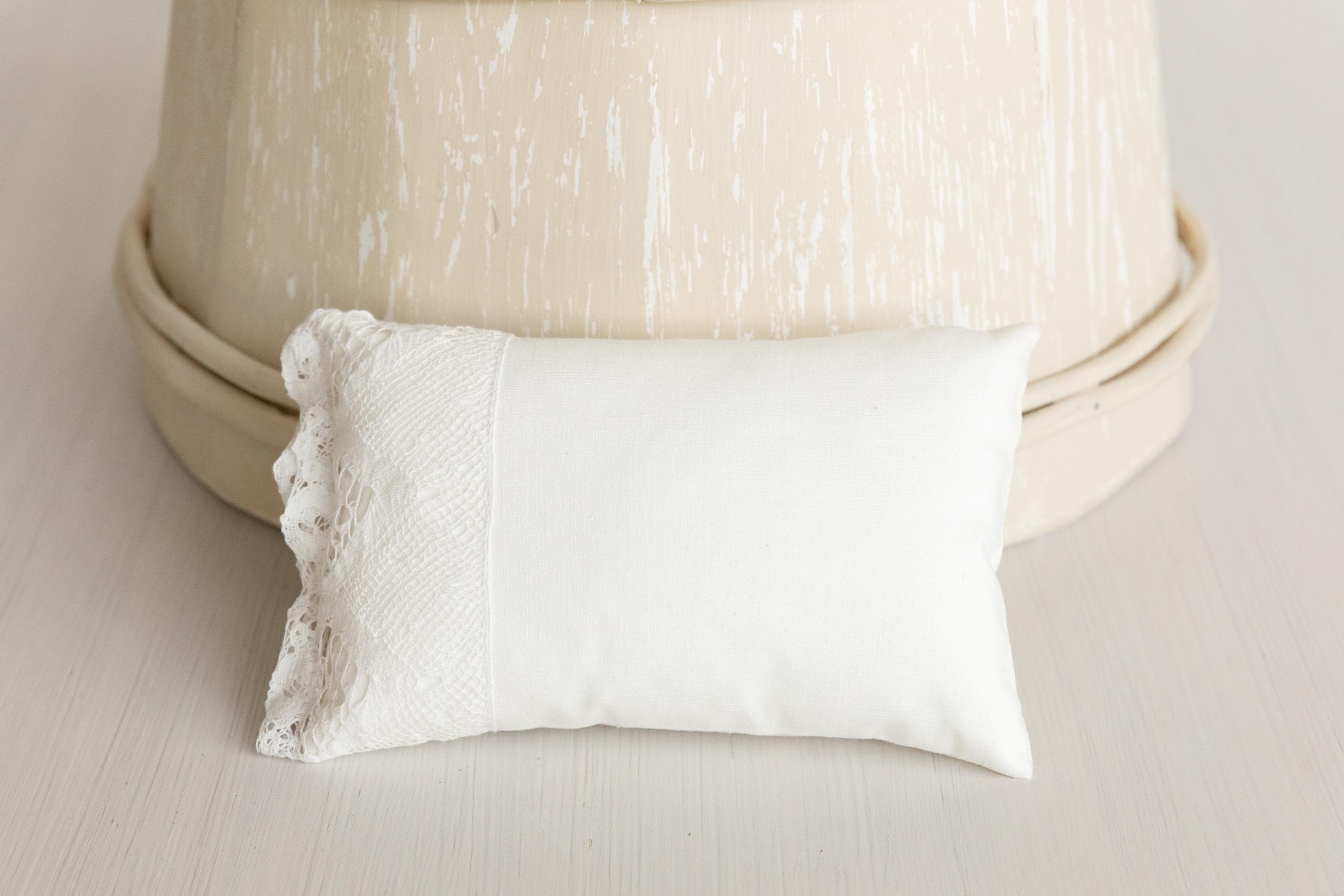 Small Linen Pillow for Newborn Photography, Newborn Photo Pillow, Newborn Photo Props, Newborn Posing Pillow Props, Newborn Linen Pillow