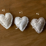 Boho Linen Small Heart Decoration Photo Props, Newborn Photography Props Set, Newborn Heart Photo Props, Baby Heart Toys, Linen Heart Decor