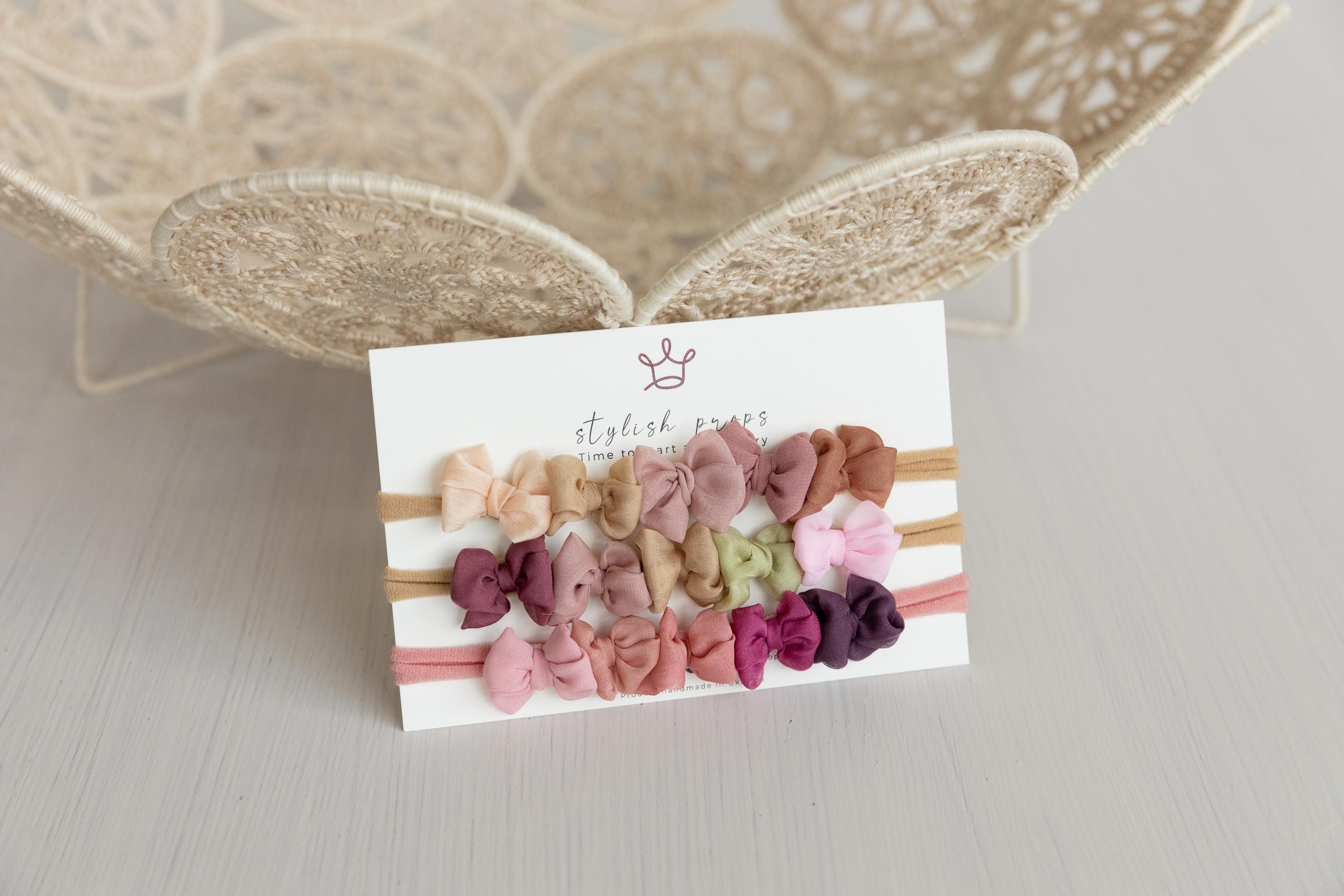 Baby Bow Headband for Newborn Photography Prop, Baby Girl Headband, Newborn Headband Photo Prop, Baby Headbands Girl Outfit, Newborn Tieback