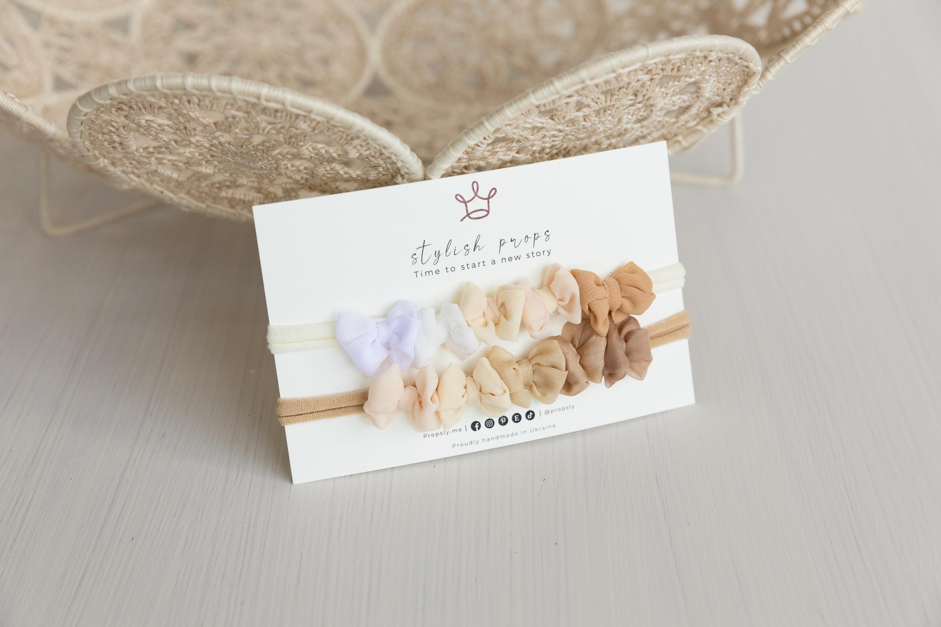 Baby Bow Headband for Newborn Photography Prop, Baby Girl Headband, Newborn Headband Photo Prop, Baby Headbands Girl Outfit, Newborn Tieback