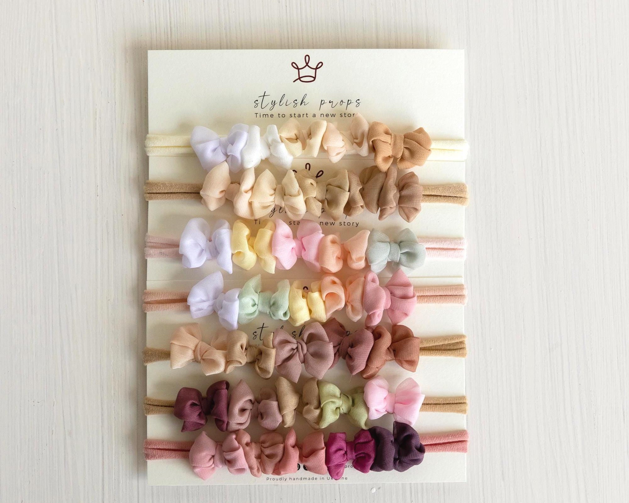 Baby Bow Headband for Newborn Photography Prop, Baby Girl Headband, Newborn Headband Photo Prop, Baby Headbands Girl Outfit, Newborn Tieback