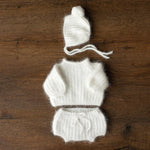 Angora Wool Baby Knitted Bloomers for Newborn Photography Prop, Newborn Diaper Cover Photo Props, Newborn Knit Outfit, Newborn Photo Outfit