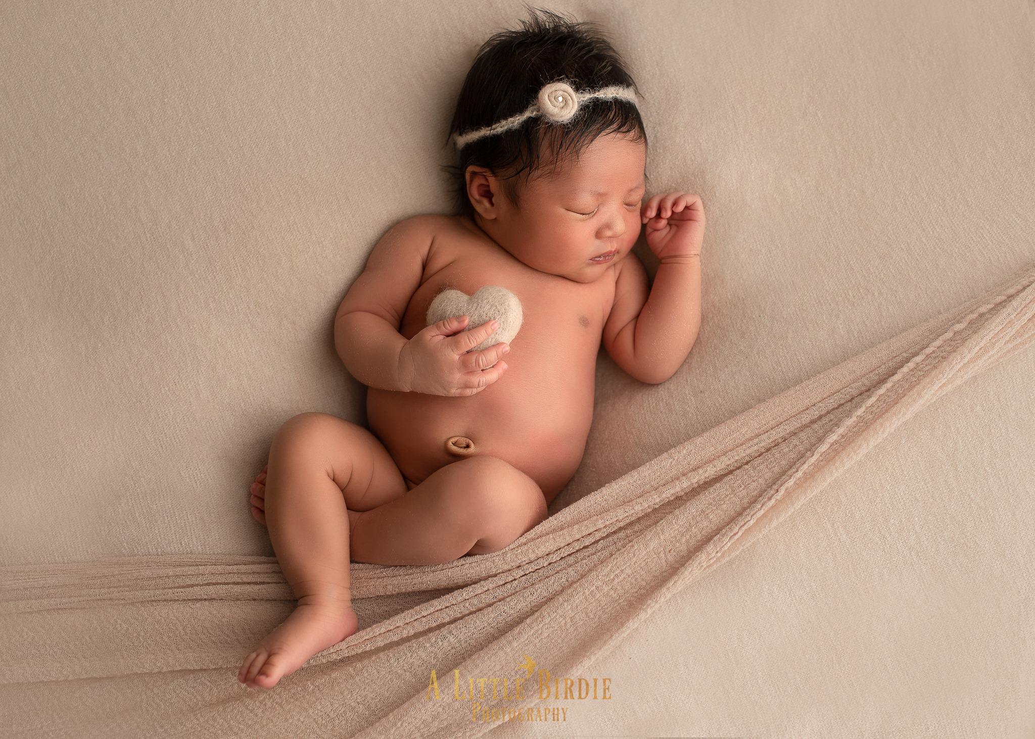 Newborn Felted Hearts Set, Newborn Valentine's heart props, Newborn photography props, Newborn felted prop, Merino wool Heart Baby props