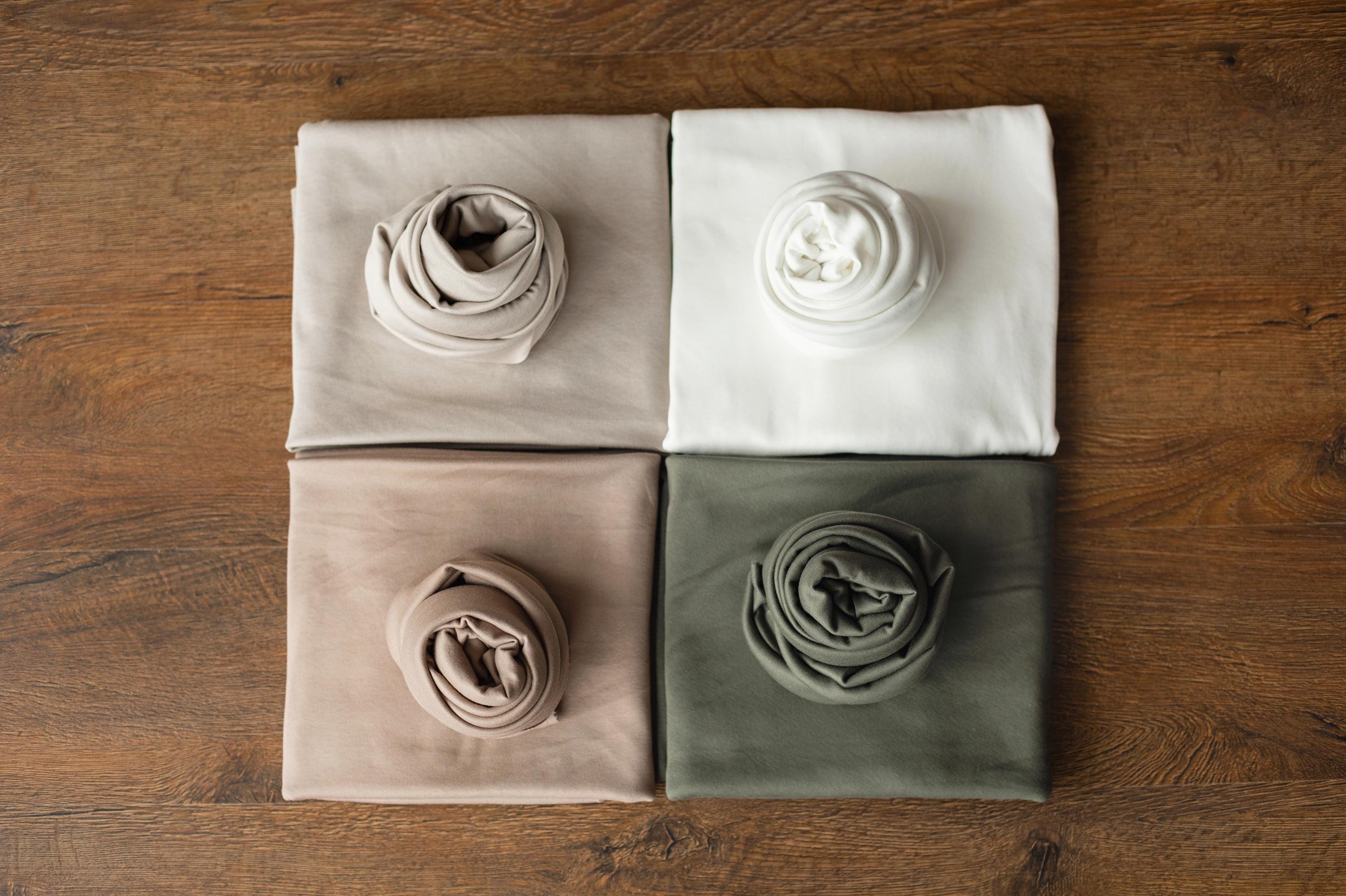 Stretch fabric backdrop for newborn photography props