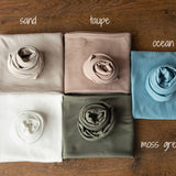 Stretch fabric backdrop for newborn photography props