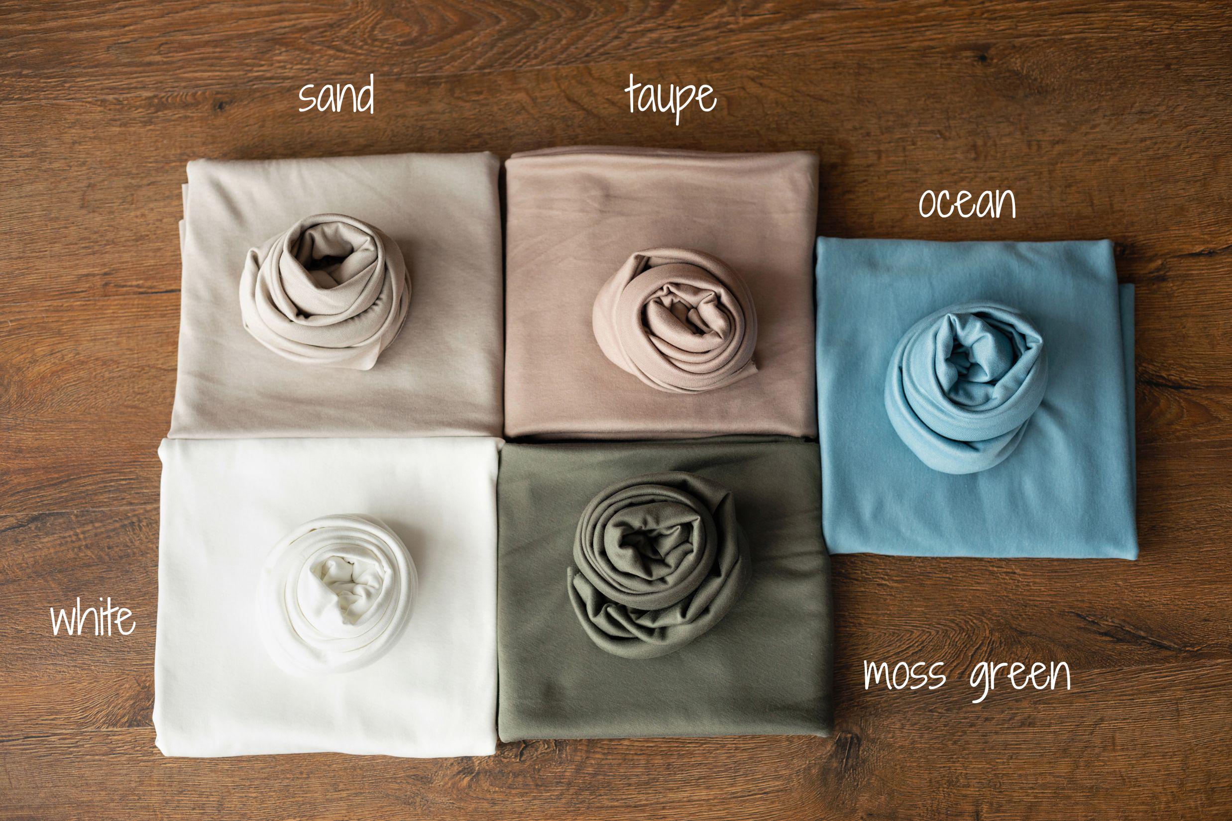 Stretch fabric backdrop for newborn photography props