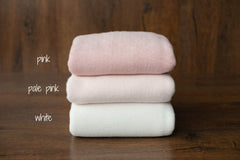 Fluffy wool newborn photography backdrop with matching pillow