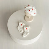 Angora Wool Baby Stockings – Knit Socks for Newborn Girls in Different Designs