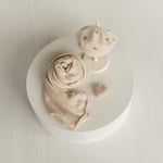 Angora Wool Baby Girl Beret Hat with Hearts – Valentine’s Day Outfit, Newborn Photography Prop