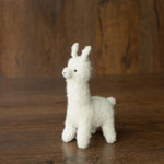 Boucle Knit Alpaca Toy: Soft Handmade Plush for Newborn Photography and Baby Gifts, Newborn Alpaca Toy Baby Shower Gift, Llama Toy for Kids
