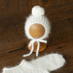 Mink Wool Oversized Baby Sweater for Newborn Photography Prop, Newborn Pullover Knitted Sweater, Newborn Knit Outfit, Newborn Photo Outfit