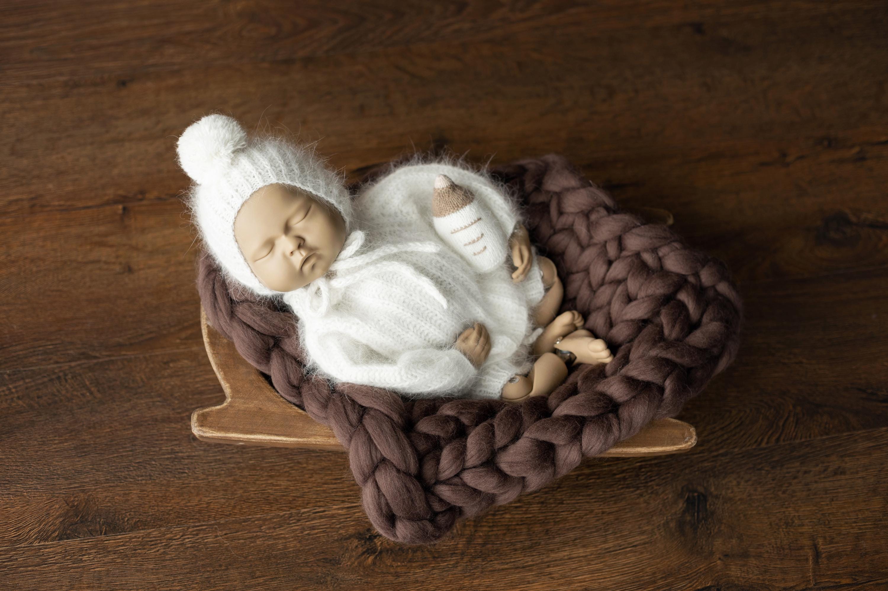 Angora Wool Baby Knitted Bloomers for Newborn Photography Prop, Newborn Diaper Cover Photo Props, Newborn Knit Outfit, Newborn Photo Outfit