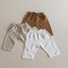 Linen Baby Pants Newborn Photography Outfit and Coming Home Clothing