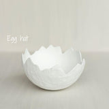 Baby Egg Costume for Sitter Photo Shoots: Easter Outfit with Hat and Egg Shell Photography Prop