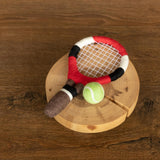 Felt Newborn Sports Toys: Tennis Racket and Golf Club with Balls for Baby Photoshoots and Shower Gifts