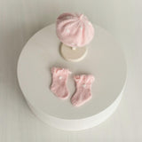 Angora Wool Baby Stockings – Knit Socks for Newborn Girls in Different Designs