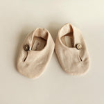 Unisex Baby Linen Shoes Newborn Coming Home Outfit, Baptism & Photography Props