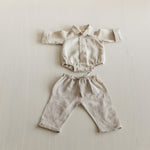 Linen Baby Pants Newborn Photography Outfit and Coming Home Clothing