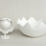 Baby Egg Costume for Sitter Photo Shoots: Easter Outfit with Hat and Egg Shell Photography Prop