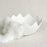 Baby Egg Costume for Sitter Photo Shoots: Easter Outfit with Hat and Egg Shell Photography Prop