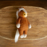 Felted and Knitted Horse and Unicorn Toys for Newborn Photography — Lunar “Year of the Horse” Inspired Baby Photo Props