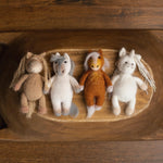 Felted and Knitted Horse and Unicorn Toys for Newborn Photography — Lunar “Year of the Horse” Inspired Baby Photo Props