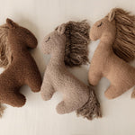 Brown Horse Pillow Toy – Newborn Photography Prop and Year of the Horse Gift