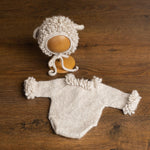 Newborn Sheep Outfit,Newborn Knitted outfit,Newborn Photography prop,Newborn Felt Sheep Toy,First Birthday Outfit,Newborn Coming Home Outfit