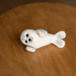 Felted Wool Sea Animals Toy for Newborn Photography Props (Shark, Dolphin, Whale, Seal, Turtle, Koi Fish, Stingray, Starfish)