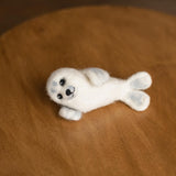 Felted Wool Sea Animals Toy for Newborn Photography Props (Shark, Dolphin, Whale, Seal, Turtle, Koi Fish, Stingray, Starfish)