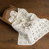 Natural Cotton Crochet Newborn Blanket – Handmade Baby Blanket for Newborn Photography, Stroller, Bed & Keepsake Heirloom