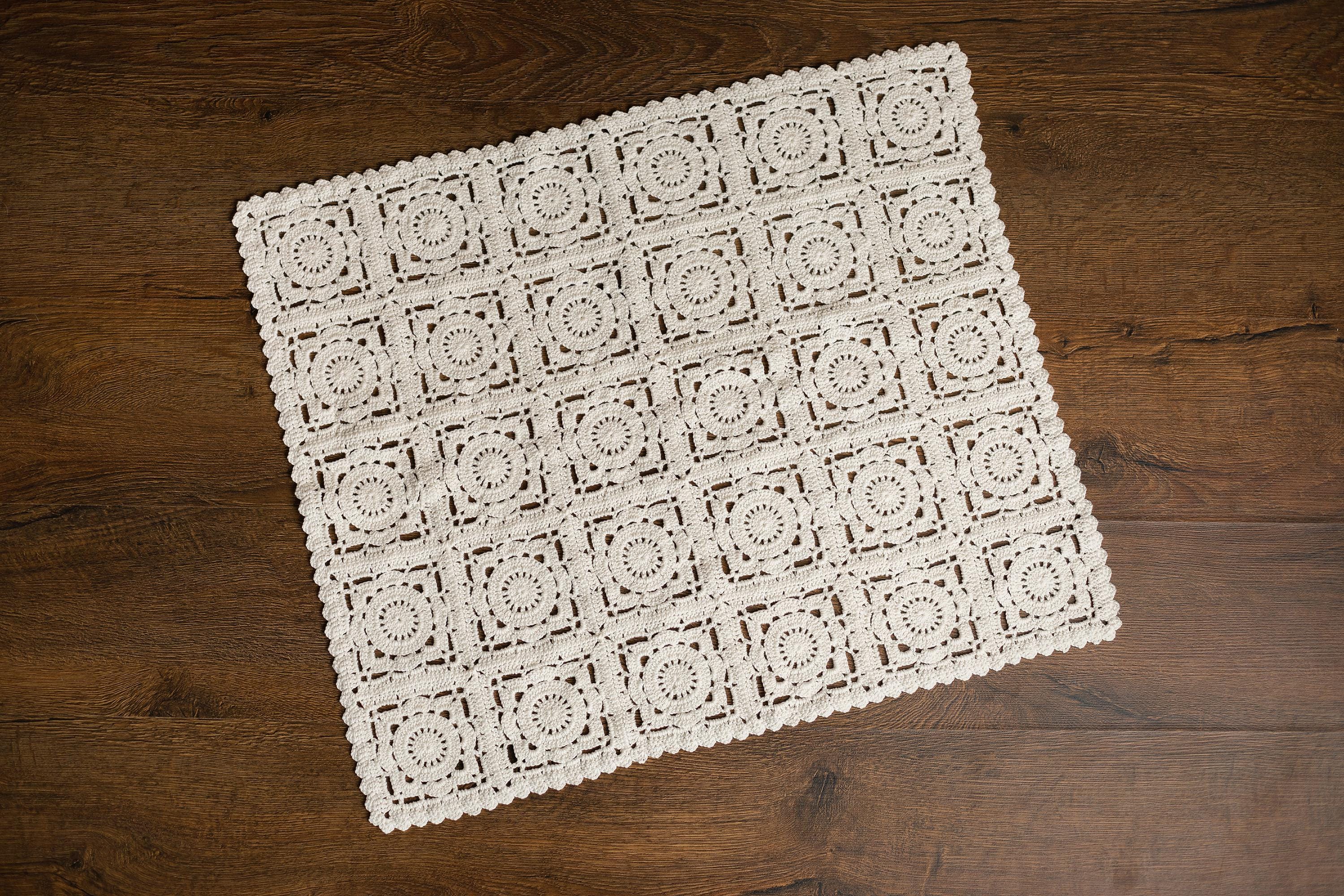 Natural Cotton Crochet Newborn Blanket – Handmade Baby Blanket for Newborn Photography, Stroller, Bed & Keepsake Heirloom