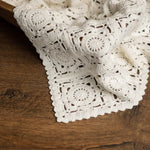 Natural Cotton Crochet Newborn Blanket – Handmade Baby Blanket for Newborn Photography, Stroller, Bed & Keepsake Heirloom