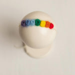 Merino Wool Rainbow Baby Newborn Photography Props: Chunky Hand Knitted Baby Blanket, Newborn Rainbow Headband, Felted Heart and Rainbow Toy