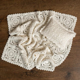 Natural Cotton Crochet Newborn Blanket – Handmade Baby Blanket for Newborn Photography, Stroller, Bed & Keepsake Heirloom
