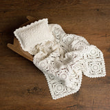 Natural Cotton Crochet Newborn Blanket – Handmade Baby Blanket for Newborn Photography, Stroller, Bed & Keepsake Heirloom