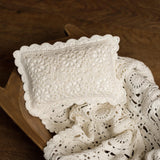 Natural Cotton Crochet Newborn Blanket – Handmade Baby Blanket for Newborn Photography, Stroller, Bed & Keepsake Heirloom