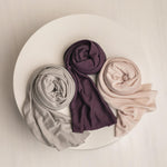 Stretchy Newborn Wrap Swaddle for Photos, Soft Posing Fabric with Silk Photo Props, Newborn Fabric Wrap, Newborn Photography Props