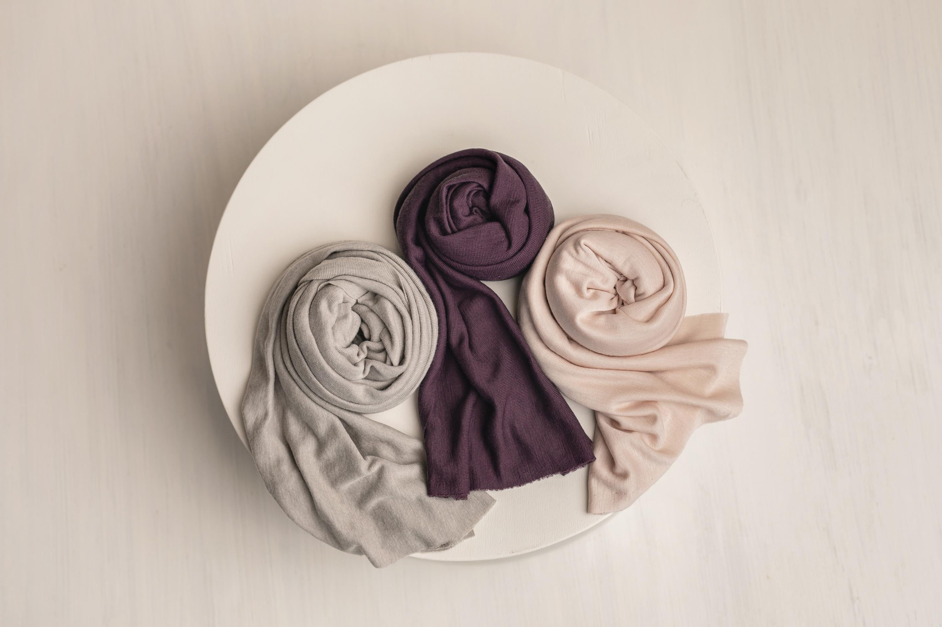 Stretchy Newborn Wrap Swaddle for Photos, Soft Posing Fabric with Silk Photo Props, Newborn Fabric Wrap, Newborn Photography Props