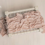 Stretchy Newborn Wrap Swaddle for Photos, Soft Posing Fabric with Silk Photo Props, Newborn Fabric Wrap, Newborn Photography Props