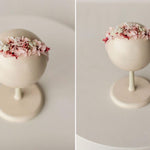 Newborn Girl Floral Headband with Real Dried Flowers – Handmade Baby Flower Crown for Newborn Photography, Boho Baby Headband, Photo Prop