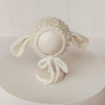 Baby Lamb Costume Newborn Sheep Outfit with Toy – Newborn Photography Prop Set