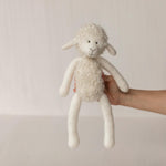 Baby Lamb Costume Newborn Sheep Outfit with Toy – Newborn Photography Prop Set