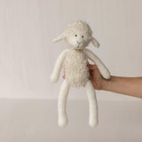 Baby Lamb Costume Newborn Sheep Outfit with Toy – Newborn Photography Prop Set